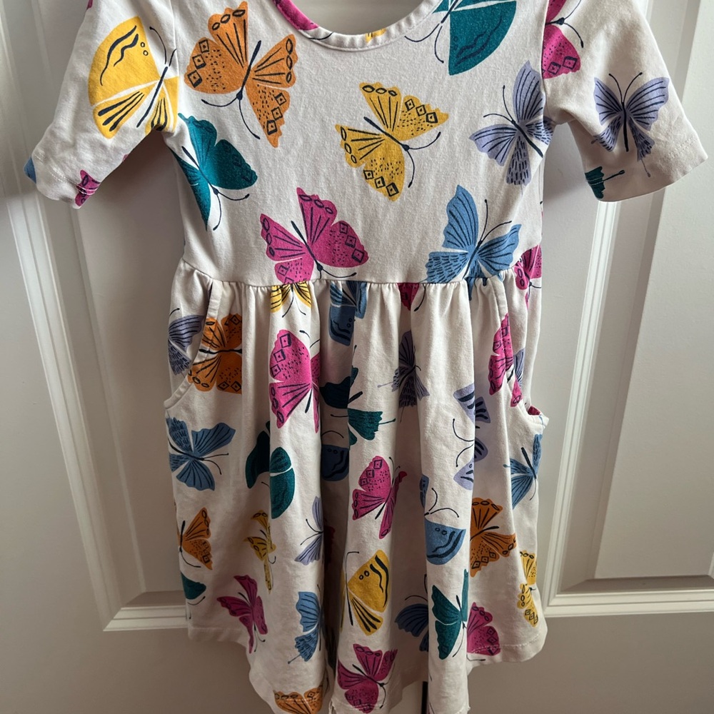 Hanna Andersson Multicolor Butterfly Print Dress